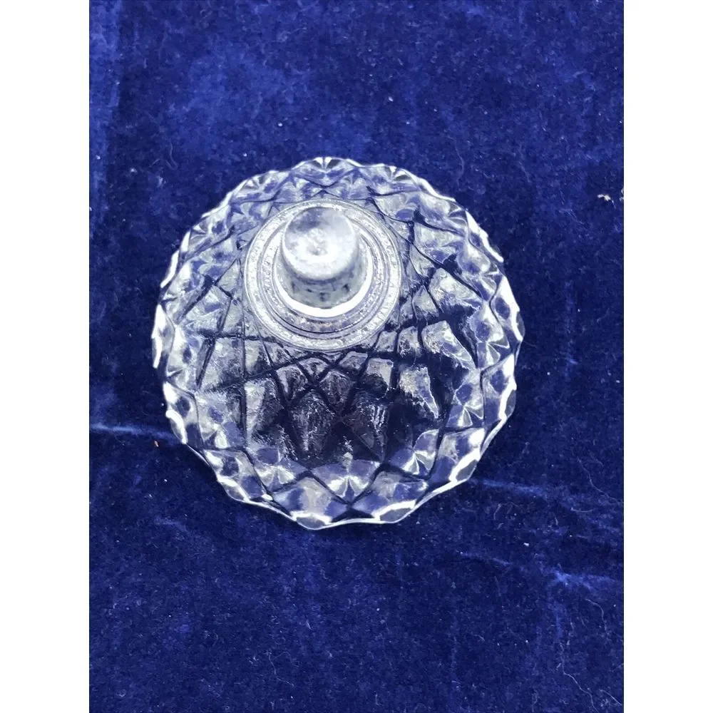 PEAR Trinket Box LEAD CRYSTAL‎ Jewelry Made in ROMANIA 4